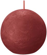 Bougie ronde Bolsius Rust Delicate Red Ø76 mm
